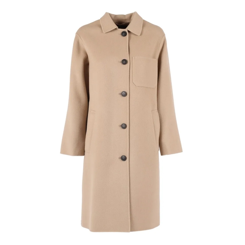 Max Mara Manteau de transition Zenone Coat Neutrals