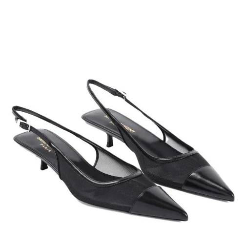 Saint Laurent Oxalis 20 Black Polyamide Pumps Black Pump