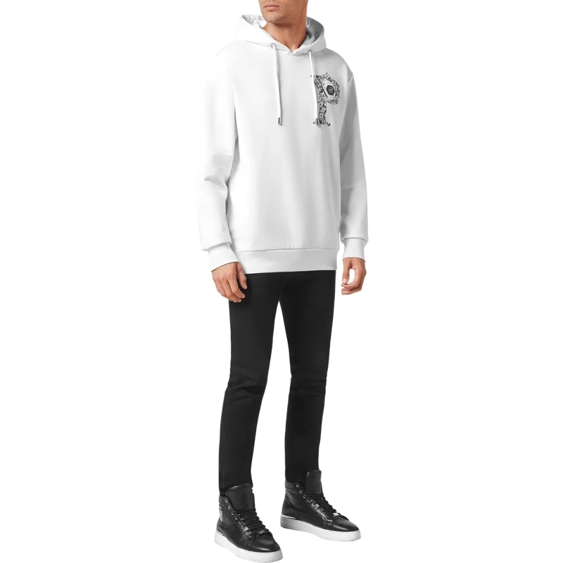 Philipp Plein Top Hoodie Money weiss(Image 4)