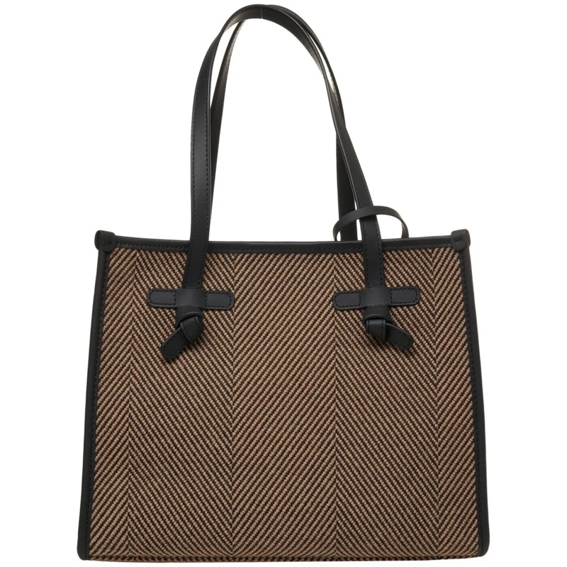 Gianni Chiarini Shopper Shopper with leather details beige