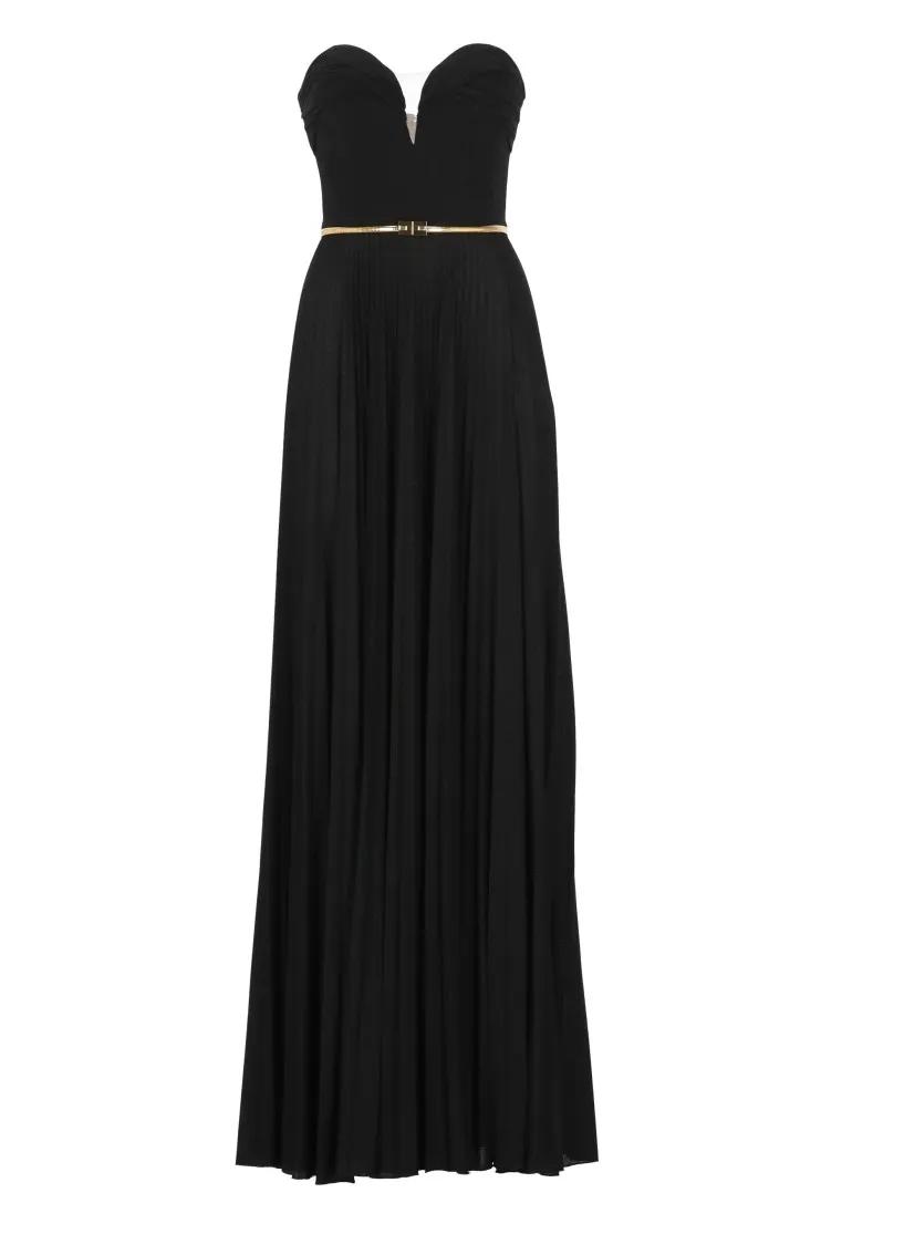 Elisabetta Franchi - Lurex Red Carpet Dress - Größe 40 - schwarz