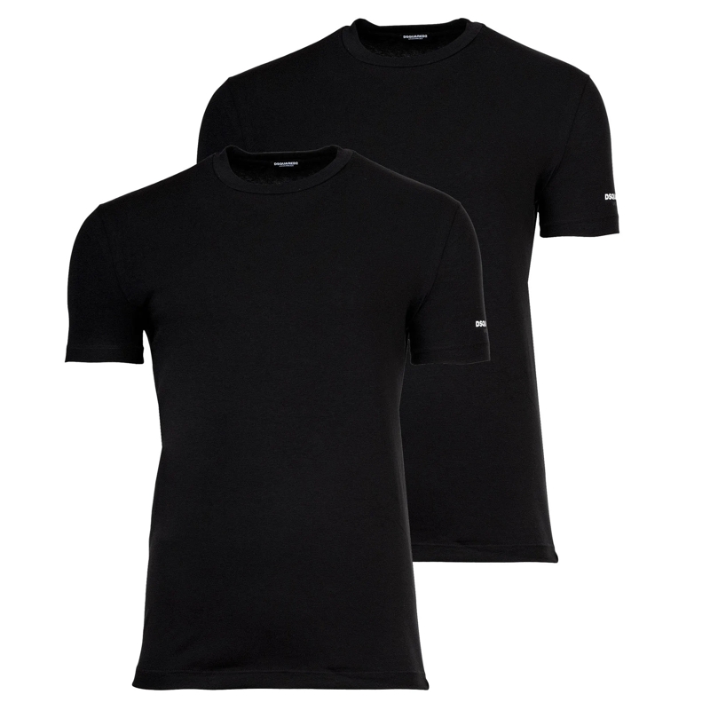 Dsquared2 Hemd TWIN PACK T-SHIRT 2er Pack schwarz