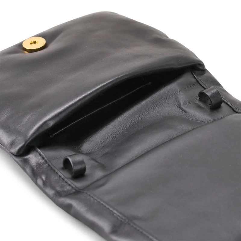 Marni Crossbody Bag Schultertasche aus Leder schwarz(Image 4)