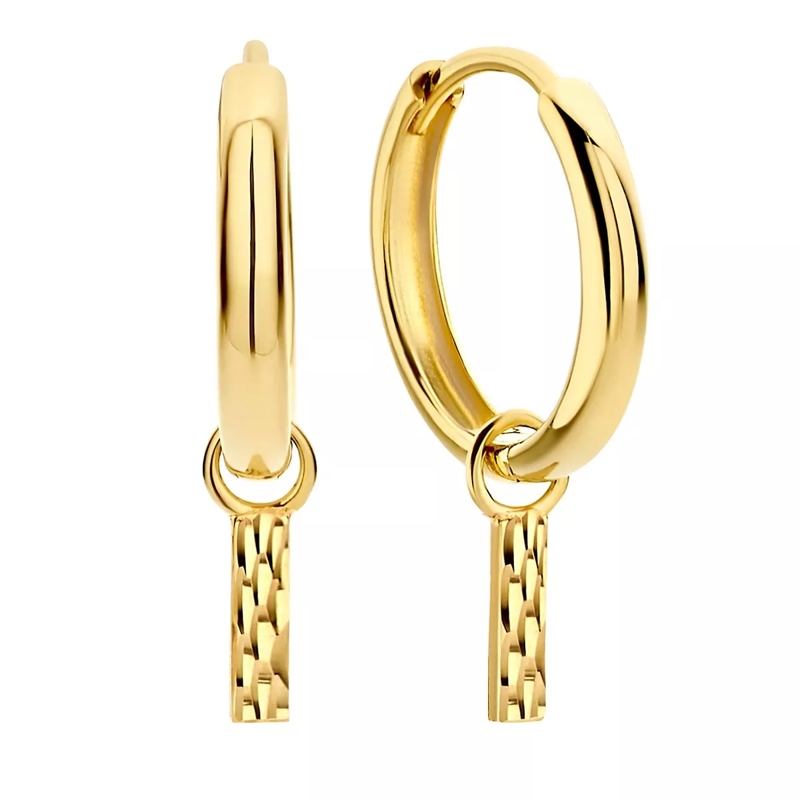 Isabel Bernard Créoles Rivoli Laura 14 karat hoop earrings Gold