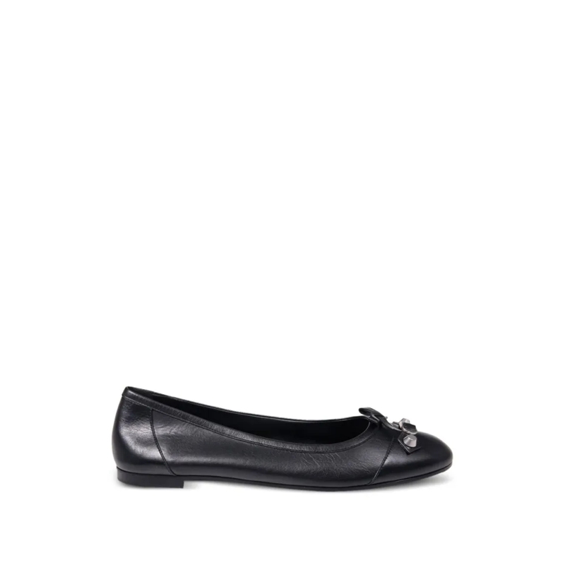 Balenciaga Balletschoenen Rounded Toe Flat Shoes Black