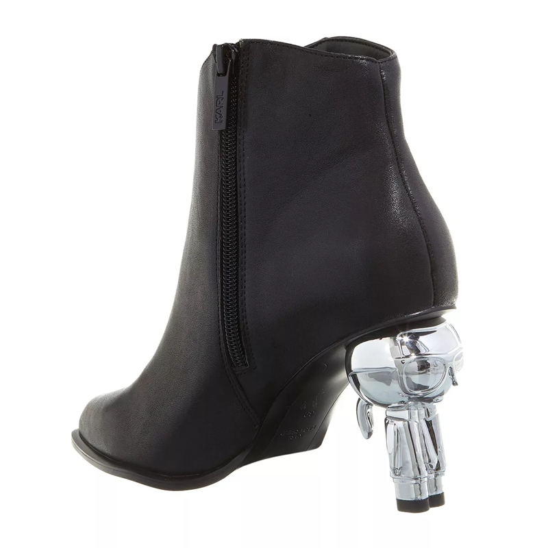 Karl Lagerfeld Stiefeletten Ikon Heel Short Zip Boot Black(Image 2)