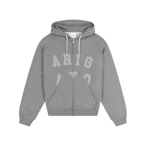 Axel Arigato Grey Organic Cotton Sweater Grey Huvtröja