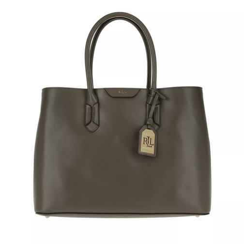 Lauren Ralph Lauren Tate City Tote Embossed Leather Falcon Fourre-tout
