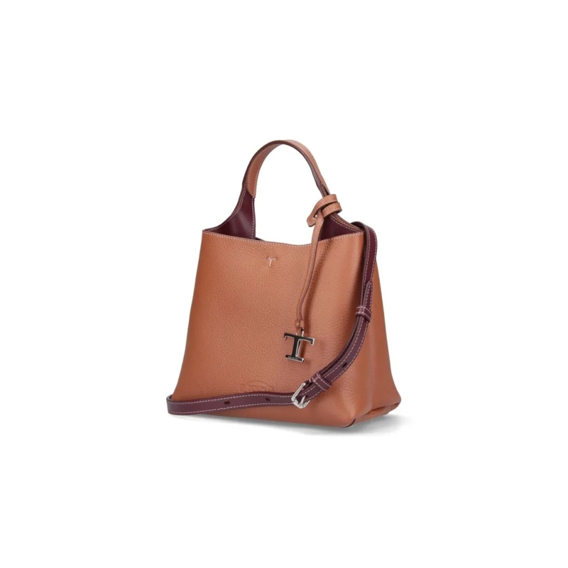Tod's Sac à bandoulière Logo Handbag – Brown Neutrals