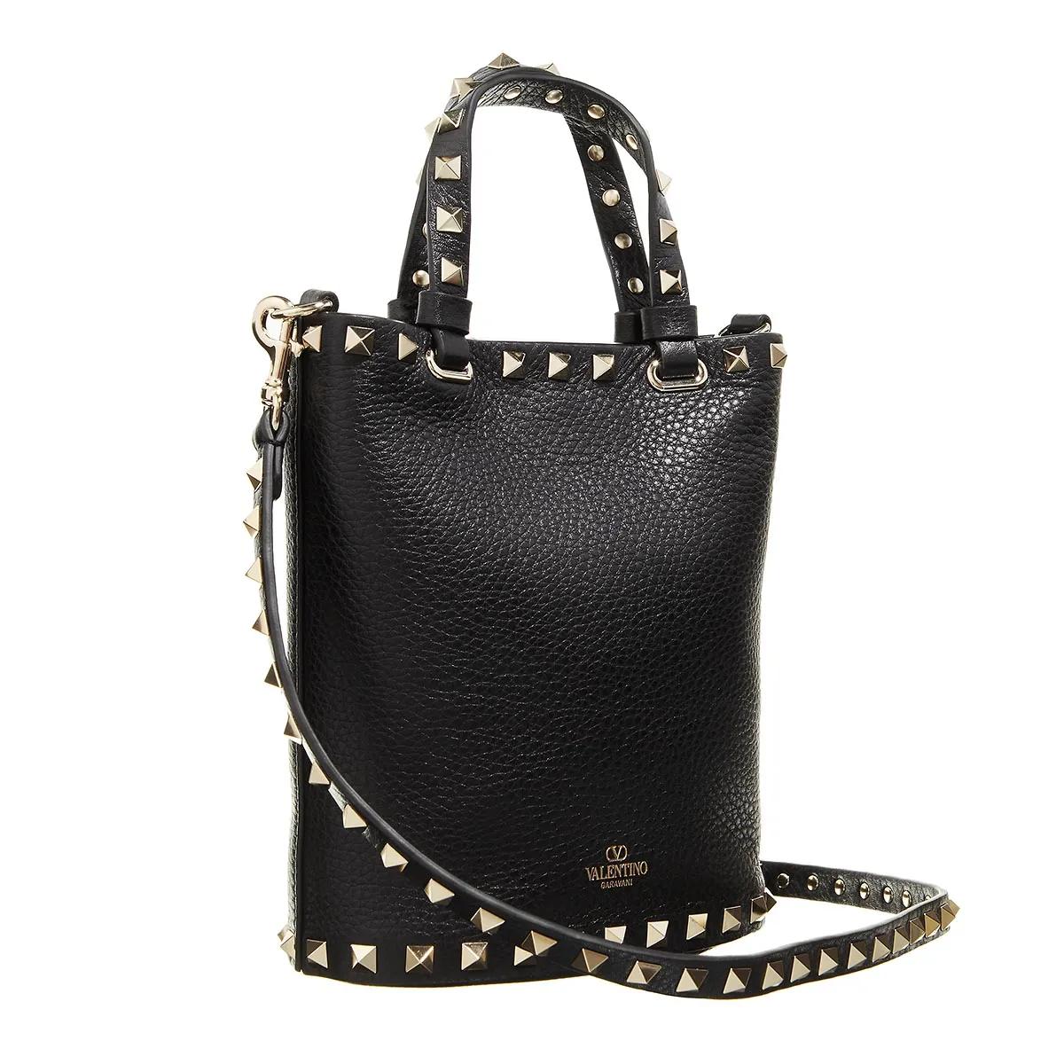 Valentino Garavani Crossbody bags Rockstud Mini Tote in zwart