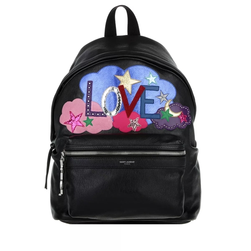 Saint Laurent City Love Backpack Black / Multi Rucksack