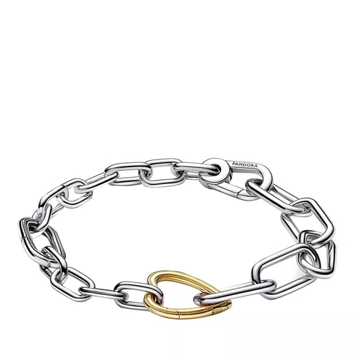 Pandora Sterling silver and 14k gold-plated link bracelet Braccialetti