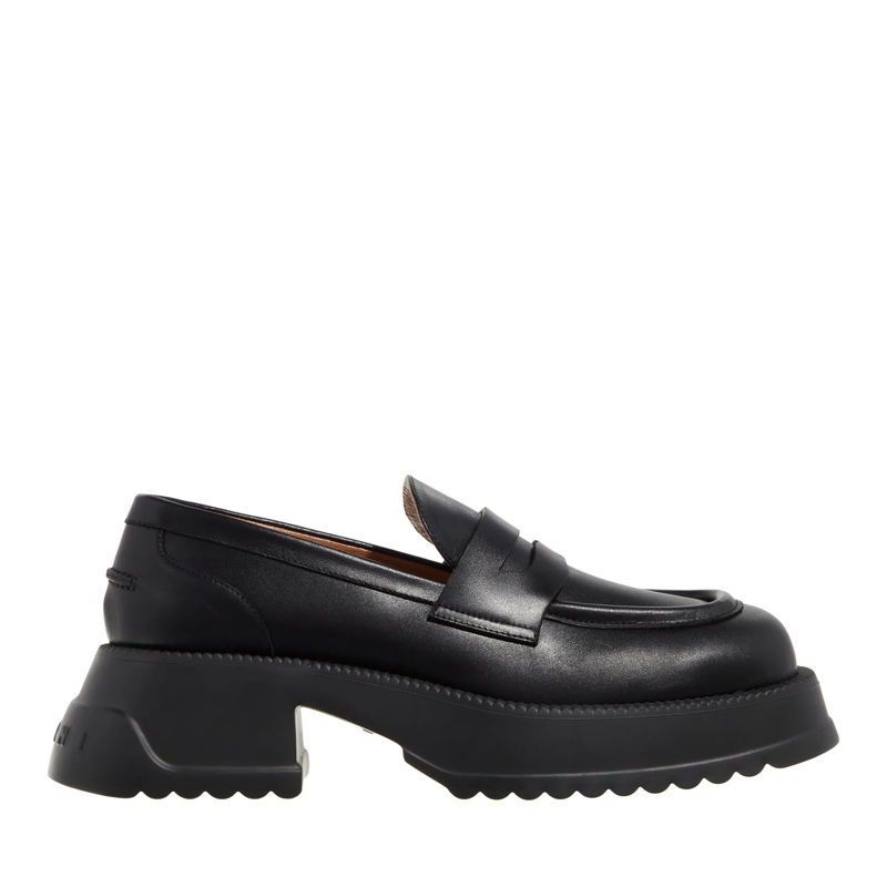 Marni Mocassin Moccasin Shoe Black