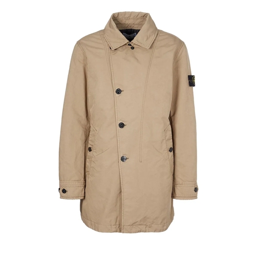 Stone Island Übergangsmäntel Giaccone beige