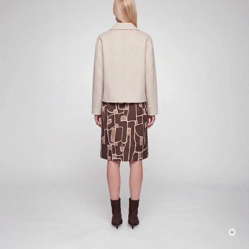 Marc Aurel Jacke Jacke- Leistentaschen- angesetzte Manschetten- beige(Image 4)