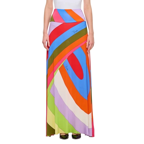 Pucci Mini-Röcke Jersey Satin Skirt Multicolor