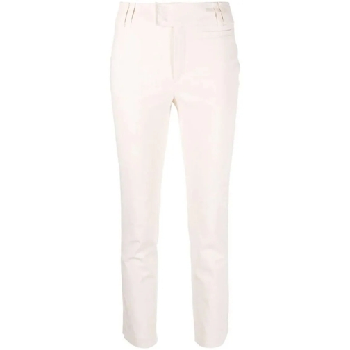 Isabel Marant  Mid-Rise Straight Trousers Neutrals