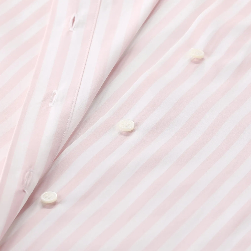 Givenchy Bluse Hemdbluse aus Baumwolle pink(Image 9)