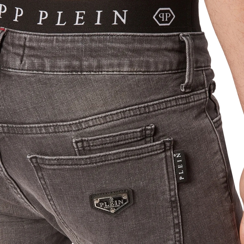 Philipp Plein Skinny-Leg-Jeans Jeans Slim Fit grau(Image 8)