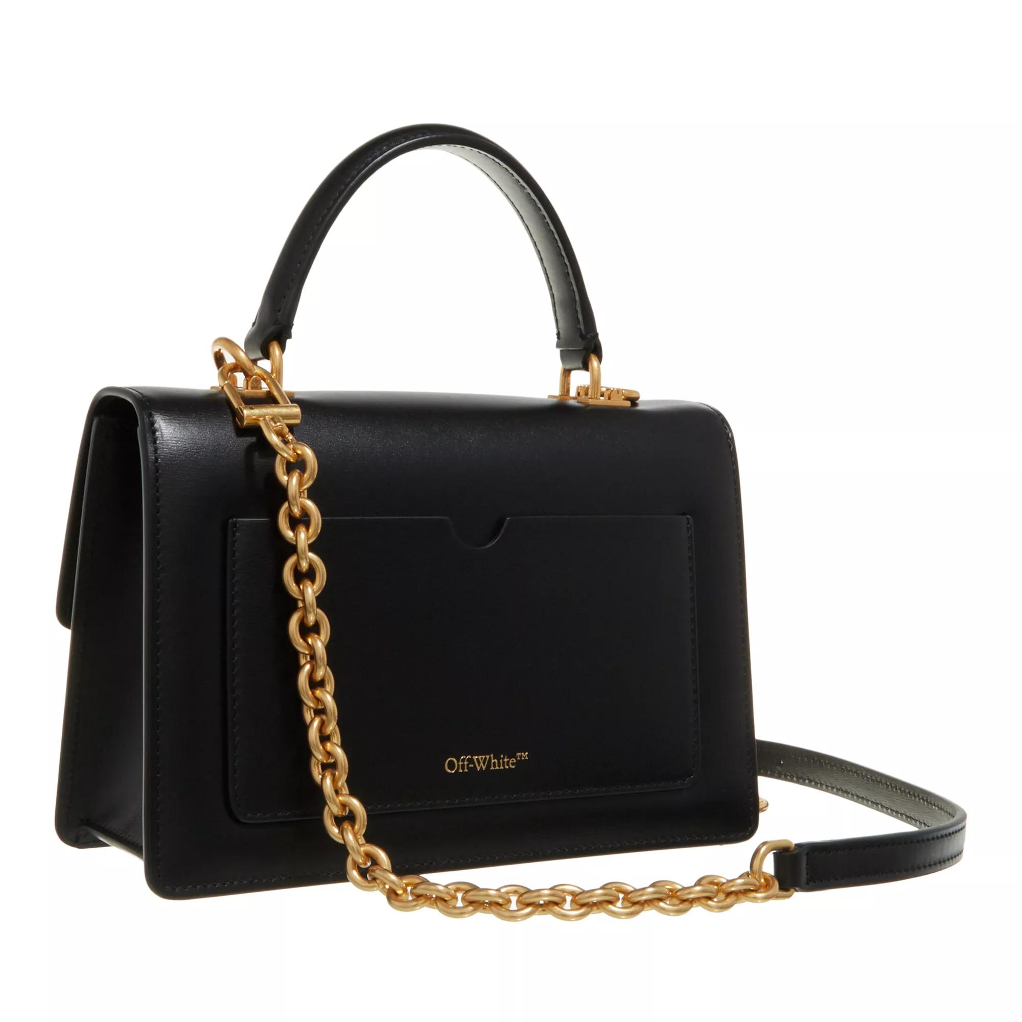 Off-White Crossbody bags Jitney 1.4 Top Handle Chain in zwart
