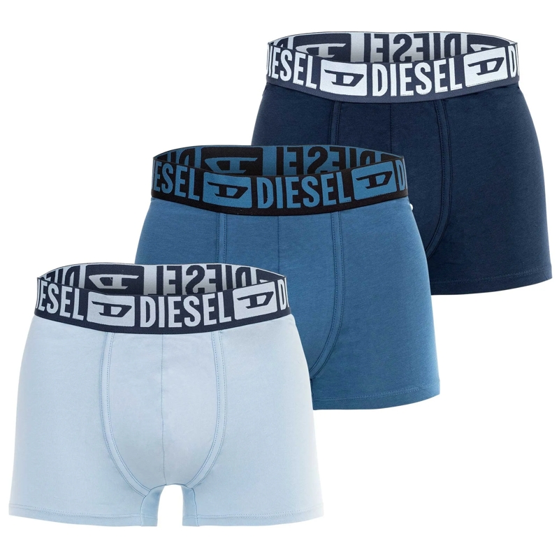 Diesel  Trunks für Herren im Dreierpack von DIESEL. Aus we blau