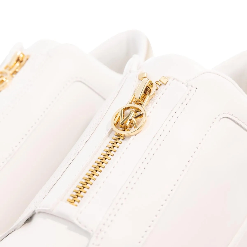 MICHAEL Michael Kors Low-Top-Sneaker Keaton Zip Slip On Pale Gold(Image 6)
