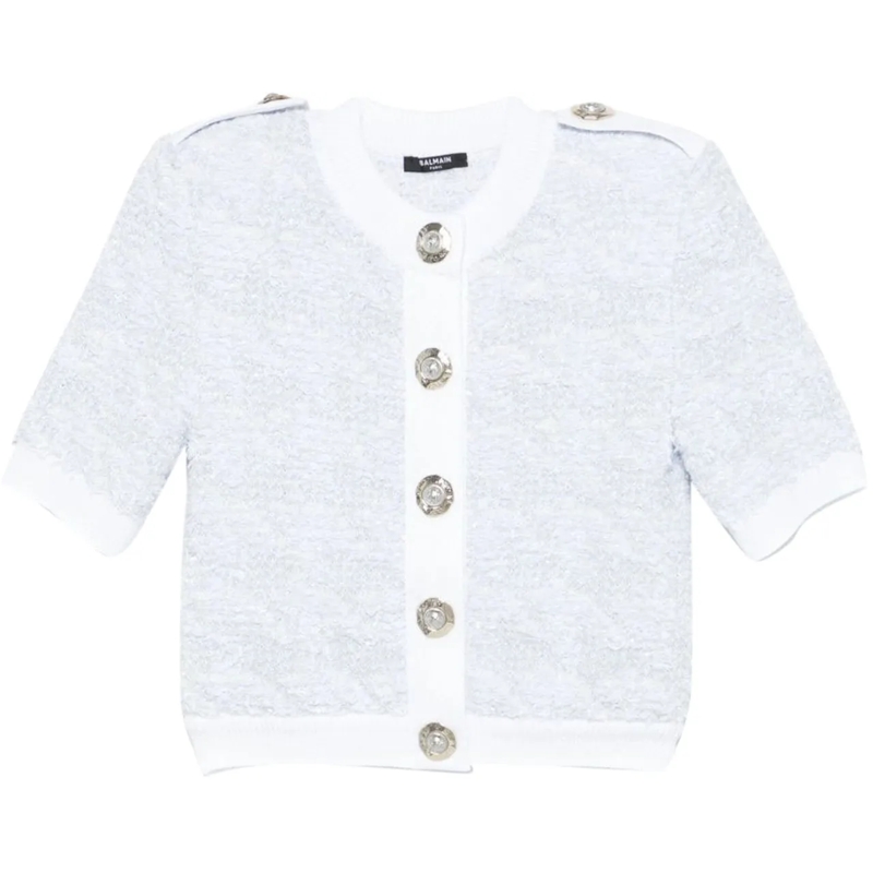 Balmain  Sweaters Bleu Blanc blau