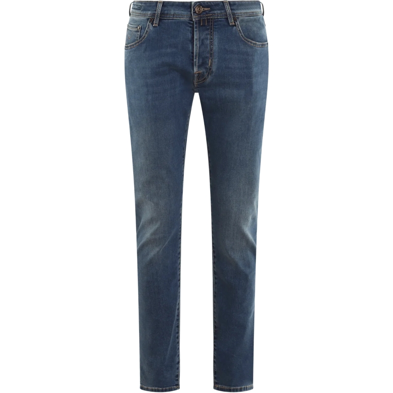 Jacob Cohen Jeans Slim Fit Heren Nick Slim Jeans Blauw blau