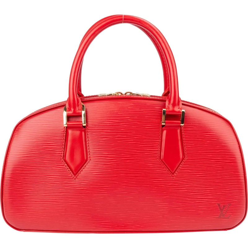 Louis Vuitton Sac à bandoulière Louis Vuitton Rouge Epi Leather Jasmin Handbag rot