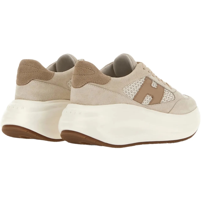 Hogan Low-Top-Sneaker Flat Shoes Beige beige(Image 3)