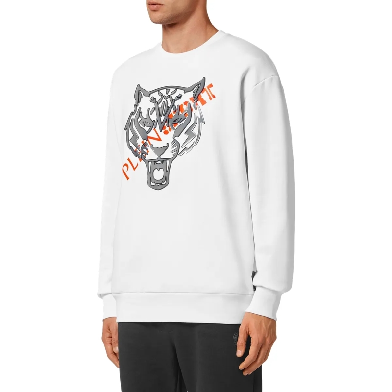Plein Sport Top Sweatshirt Tiger weiss(Image 3)