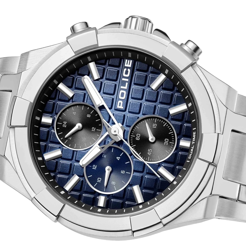 Police Automatikuhr Quarzuhr Guardian silber(Image 3)