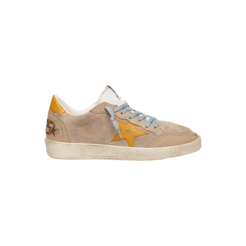 Golden Goose Low-Top-Sneaker 'Ball Star' Suede Sneakers Neutrals