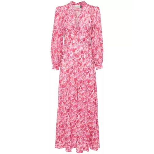 Rixo Long Dress Pink 