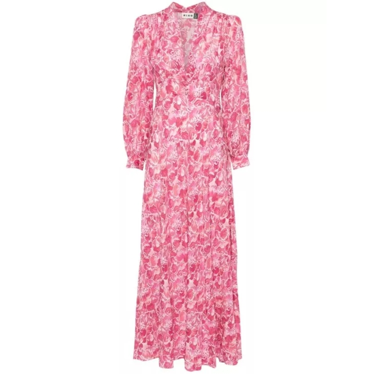 Rixo Long Dress Pink