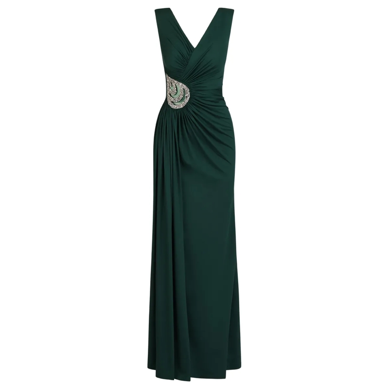 Kraimod Abendkleid Abendkleid dunkel-grün