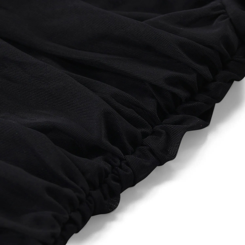 Chiara Boni Bluse Transparente Bluse schwarz(Image 3)