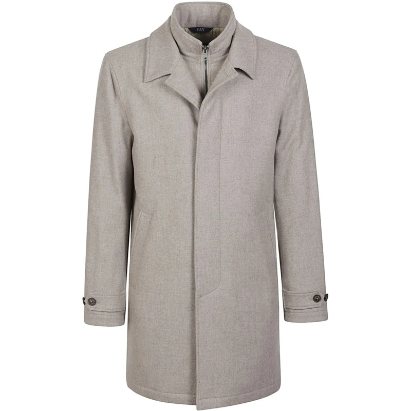 Fay Daunenjacke Easy Morning Double Front Peacoat Brown braun