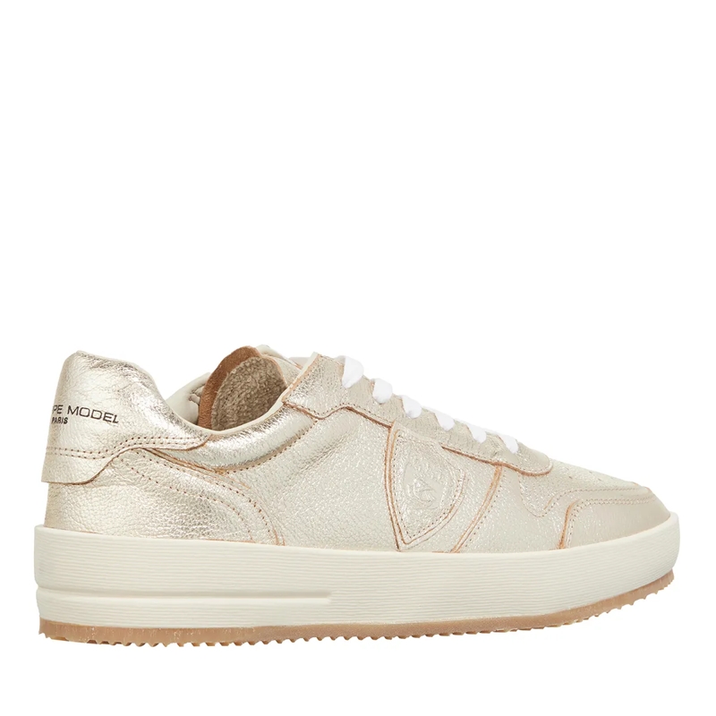 Philippe Model Low-Top-Sneaker Nice Low Woman Metal_Or(Image 2)