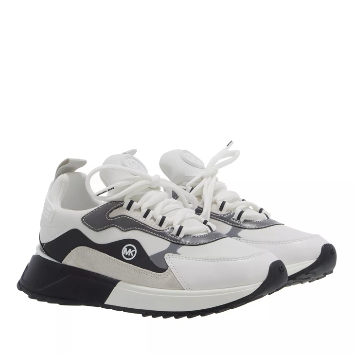 Michael kors optic white sneakers hot sale