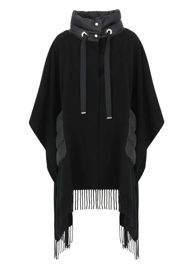 Herno - Resort Poncho - Größe ONE SIZE - schwarz