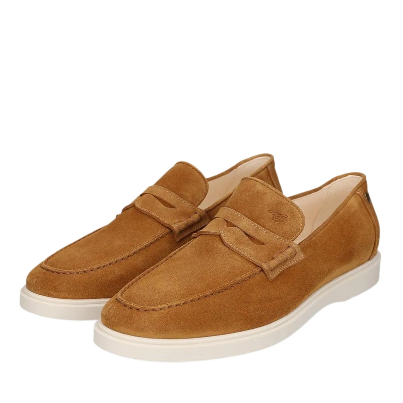 Heinrich Dinkelacker Mocassin Loafer Genua Plain Loafer V mittel-braun(Image 2)