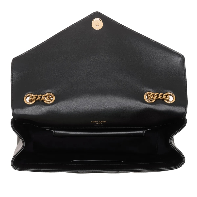Saint Laurent Schultertasche LouLou Medium Black(Image 6)