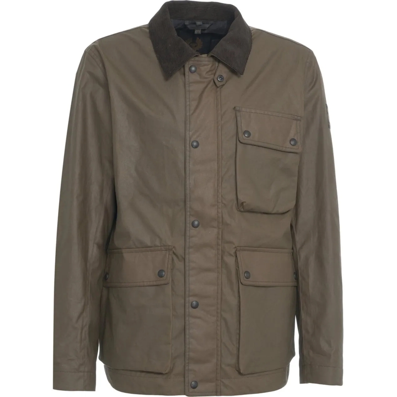 Belstaff Daunenjacke Waxed jacket 'Incline' grün