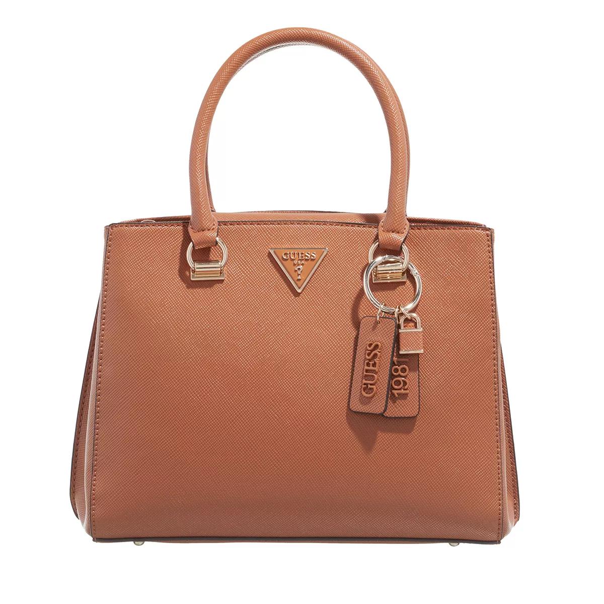 Guess Noelle Girlfriend Satchel Light Cognac | Tote