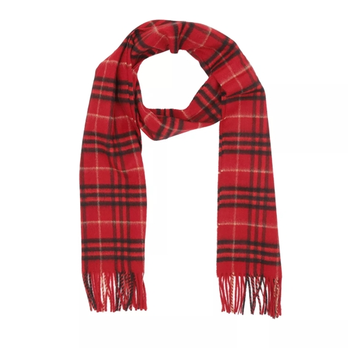 Burberry Classic Vintage Check Cashmere Scarf Red Kaschmirschal