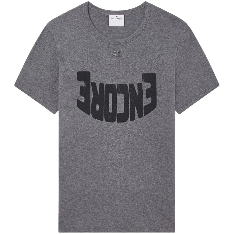 Courrèges T-Shirt T-Shirts And Polos Greyblack schwarz