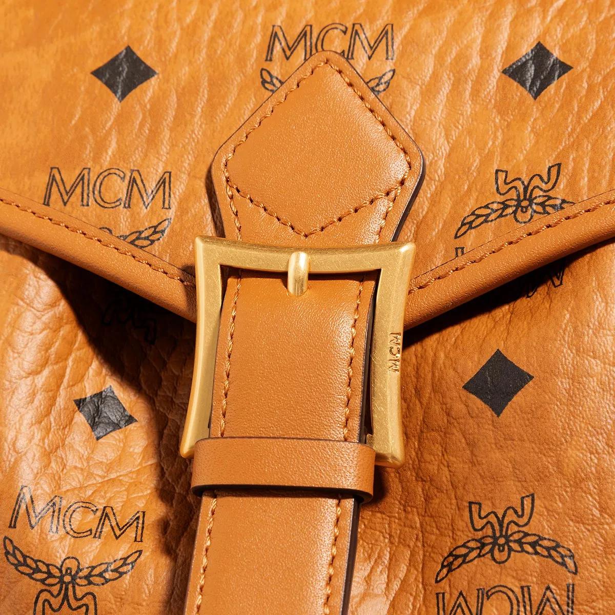MCM Rugzakken Aren Backpack Small in cognac