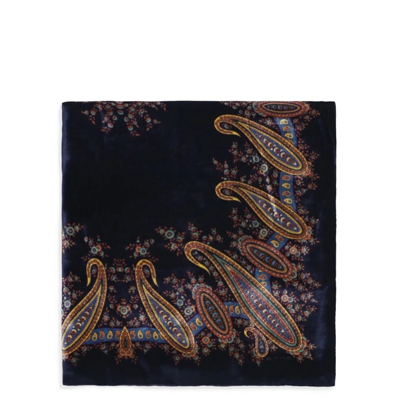 Etro Écharpe légère Intricate Paisley Print Scarf Black