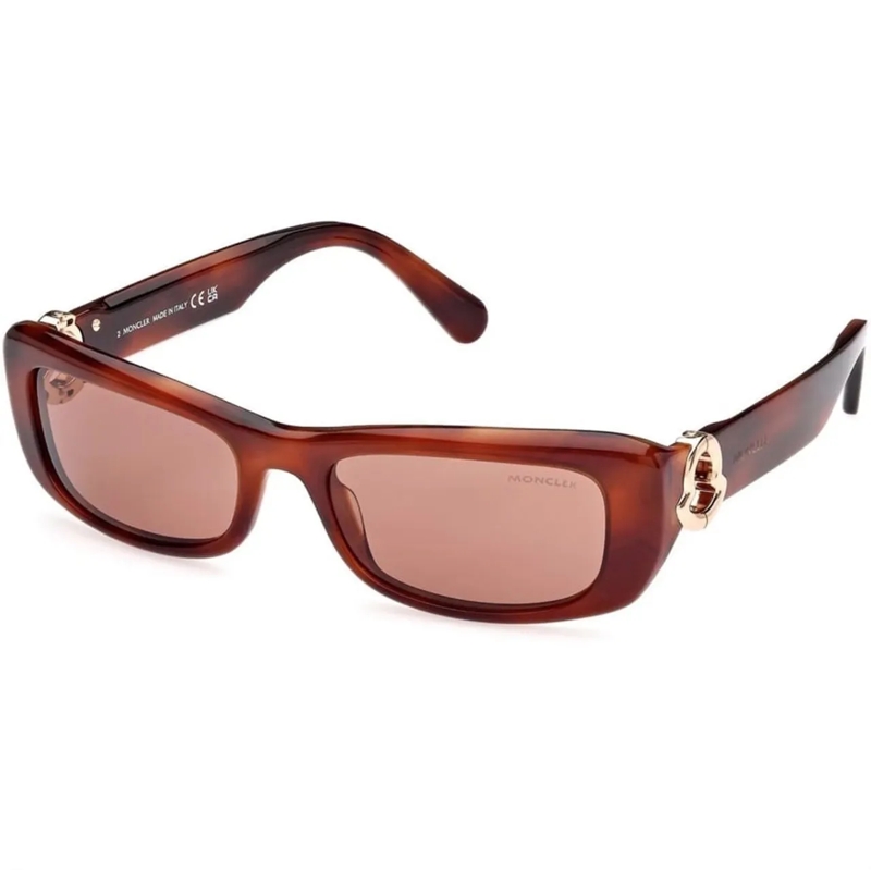 Moncler Sonnenbrille Ml0245 Minuit Logo Sunglasses rot